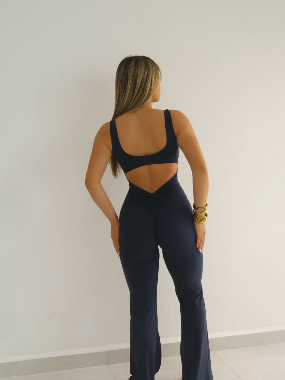 Navy Sculpt Flare